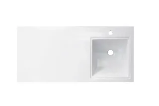 Раковина над стиральной машиной Эстет Dallas silk ФР-00014933 П 100см белый