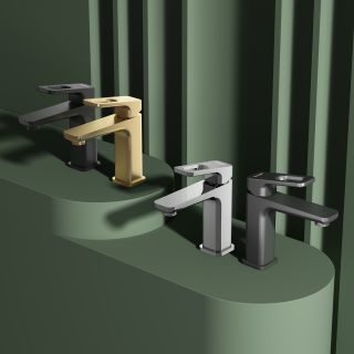 Смеситель для раковины Raglo R51.10.03 золотой сатин