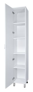 Напольный шкаф - пенал Misty Дива 35см левый белый