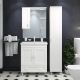 Напольный шкаф - пенал Misty Дива 35см правый белый