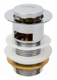 Донный клапан Laguraty T962 с переливом хром