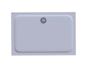 Душевой поддон Aquatek DPA-0000009 100x80 см с ножками и фронтальным экраном