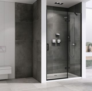 Душевая дверь ABBER Zart 90см чёрный AG08090B