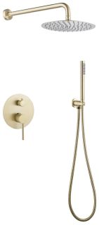 Душевая система ABBER Emotion золото матовое AF8818G