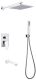 Душевая система ABBER Weiss Insel белый/хром AF8017W