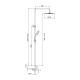 Душевая стойка Gappo G2499-30 хром