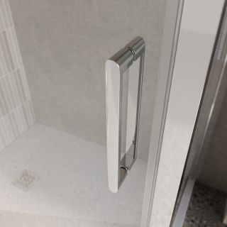 Душевой уголок BelBagno LUCE-AH-1-100/90-C-Cr хром