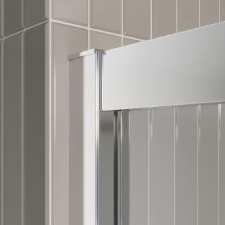 Душевой уголок BelBagno LUCE-AH-1-100/90-C-Cr хром