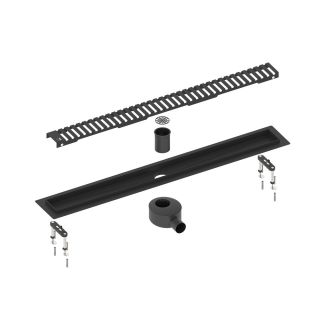 Душевой лоток Timo Drain System DS230107/03 70см с вставкой lines чёрный
