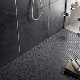 Душевой лоток Timo Drain System DS230209/00 90см с двусторонней панелью plate под плитку хром