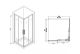 Душевой уголок ABBER Schwarzer Diamant 90x90см чёрный AG02090BH