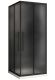 Душевой уголок ABBER Schwarzer Diamant AG02090BMH 90x90см чёрный