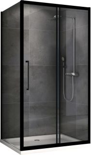 Душевой уголок ABBER Schwarzer Diamant 110x70см AG30110BH-S70B