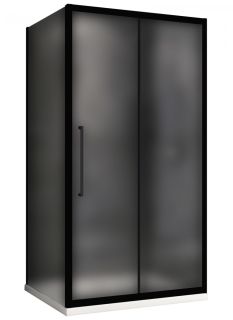 Душевой уголок ABBER Schwarzer Diamant AG30110BMH-S90BM 110x90см чёрный