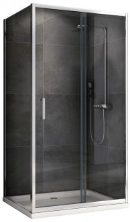 Душевой уголок ABBER Schwarzer Diamant AG301205-S905 120x90см хром