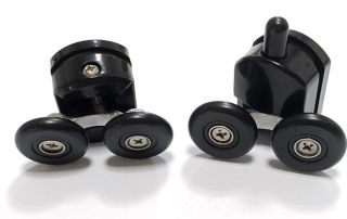 Душевой уголок ABBER Schwarzer Diamant AG30130BH-S75B-S75B 130x75см чёрный