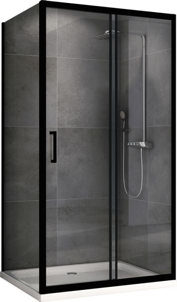 Душевой уголок ABBER Schwarzer Diamant 140x90см AG30140B-S90B