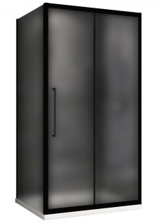 Душевой уголок ABBER Schwarzer Diamant AG30140BMH-S100BM 140x100см чёрный