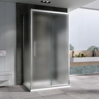 Душевой уголок ABBER Schwarzer Diamant AG30150MH-S85M-S85M 150x85см хром