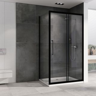 Душевой уголок ABBER Schwarzer Diamant 160x100см AG30160BH-S100B