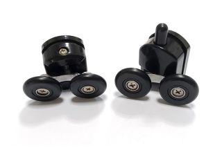 Душевой уголок ABBER Schwarzer Diamant AG30180B-S50B-S50B 180x50см чёрный