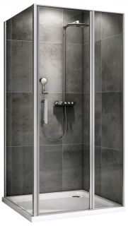 Душевой уголок ABBER Sonnenstrand 100x80см хром AG04100S-S80