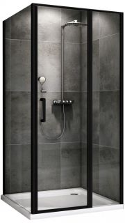 Душевой уголок ABBER Sonnenstrand 120x80см чёрный AG04120BS-S80B