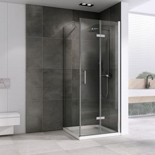 Душевой уголок ABBER Zart AG08100P-S71 100x70см хром