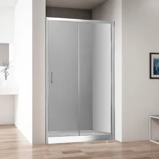 Душевая дверь Aquanet Alfa NAA6121 168422 150 см стекло прозрачное профиль хром