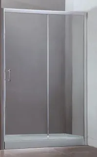 Душевая дверь Aquanet Alfa NAA6121 168421 140 см стекло прозрачное профиль хром