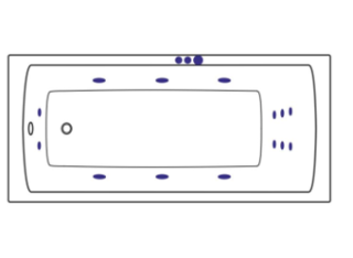 Гидромассаж Excellent SMART SJ-SMART-GD золото