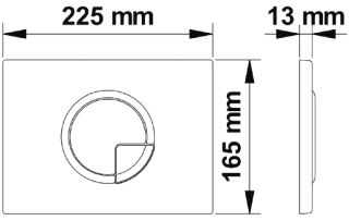Инсталляция для унитаза Berges Novum R1 с кнопкой белый 040221