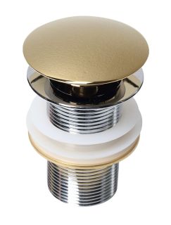 Донный клапан Melana MLN-330304G без перелива золото