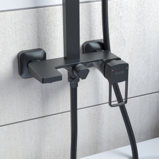 Душевая стойка IDDIS Bild чёрный BILBL1Fi06