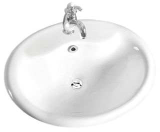 Раковина полувстраиваемая Art&Max 57см белый AM6300