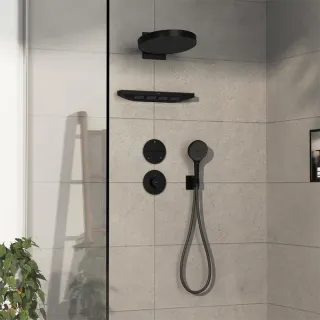 Переключатель потоков для ванны с душем Hansgrohe ShowerSelect 15558670 черный
