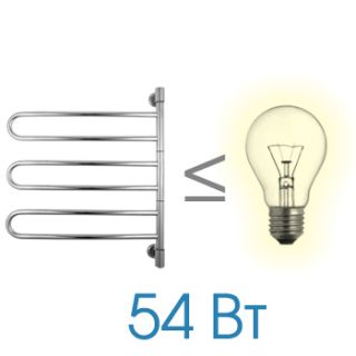 Полотенцесушитель электрический Energy U chrome G3