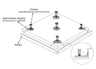 Экран для душевого поддона RGW N/ST-61 G 50231700-02 100x100см графит