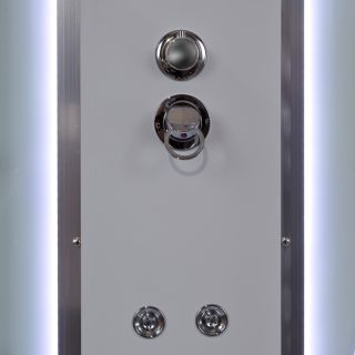 Душевая кабина AvaCan EM4515 с LED-подсветкой и гидромассажем 150x85 см