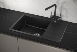 Мойка кухонная Granula 7807, ШВАРЦ