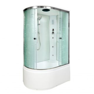 Душевая кабина Deto ЕМ4511 R с гм. и эл. 110х80х220 см