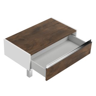 Комод с ящиком Акватон Капри 80см таксония тёмная 1A231103KPDB0