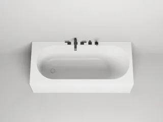 Ванна из искусственного камня Salini Fabia S-Sense 102612GRH 180x80см RAL снаружи