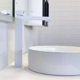 Смеситель для раковины Comforty FC045B-CKBT белый