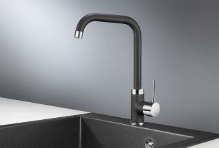 Смеситель Granula для кухни GR-0041 черный