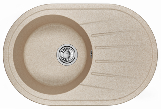 Мойка кухонная Granula Standart 7601, БЕЖЕВЫЙ