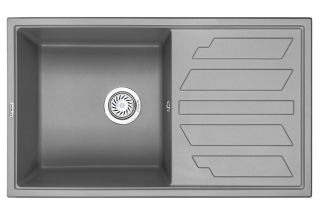 Мойка кухонная Granula GR-8002 алюминиум