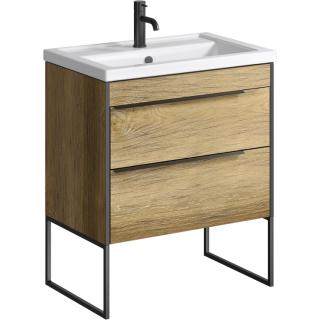 Тумба под раковину Aqwella Fargo FRG0107DB+FRGN440 70 см