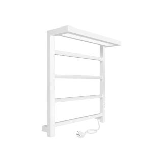 Полотенцесушитель электрический Indigo Forma LEF60-50WMRt с полкой 60x50 см белый матовый