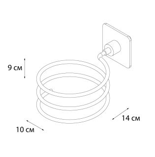 Держатель для фена FIXSEN Square (FX-93119)